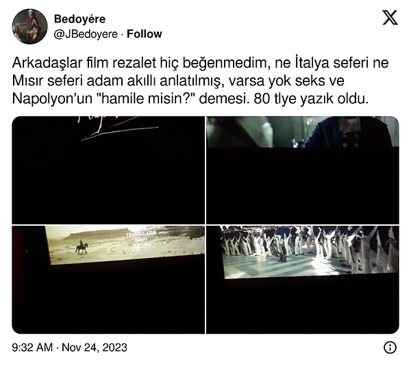 Evet o replik biraz can sıkıcı geliyor kulağa...