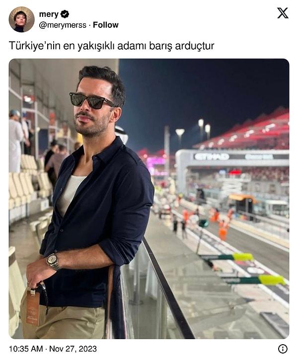 E hal böyle olunca sosyal medyada “Türkiye’nin en yakışıklı erkeği’ unvanı her geçen gün başka bir ünlü beyefendiye veriliyor.