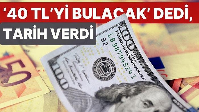 Ekonomist Murat Kubilay'dan Ürküten Dolar Tahmini! '40 TL'yi Bulacak' Dedi, Tarih Verdi