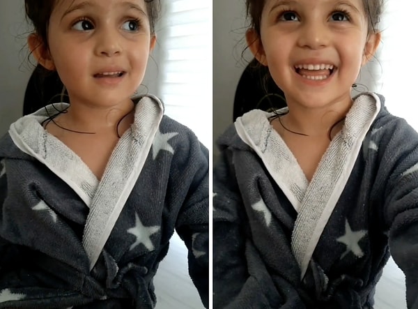 Bir minik de anneannesini kaybettikten sonra üzülen annesini teselli etmeye çalıştı.