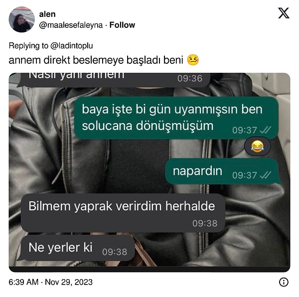 Ana yüreği işte... Hemen yemeği düşünüyor 🥲