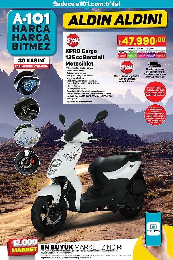 Sym XPRO Cargo 125 cc Benzinli Motosiklet 47.990 TL