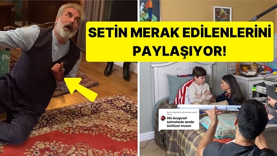 Adım Farah'ta Çalışan Set Emekçisinin Paylaştığı Bomba Kamera Arkası Görüntüler