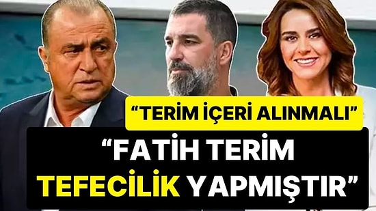 Cemal Enginyurt: “Fatih Terim Tefecilik Yapmıştır, Tefecilikten İçeriye Alınmalı”