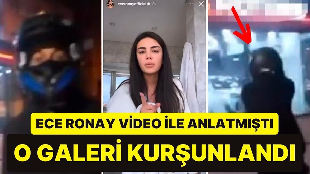 Ece Ronay’ın Videosunu Paylaştığı Oto Galeri Kurşunlandı, O Anlar Anbean Kaydedildi