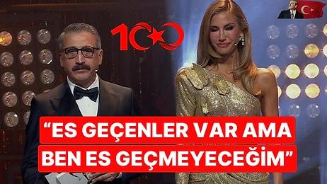 Cem Davran, Altın Kelebek Ödül Töreni’nde Cumhuriyet'in 100. Yılını Kutladı: 'Es Geçenler Var...'