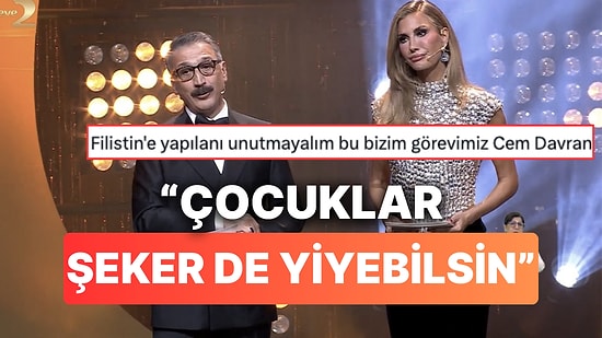 Pantene Altın Kelebek Ödül Töreni'nde Cem Davran'ın Gazze'de Ölen Çocuklardan Bahsetmesi Sosyal Medyayı Yıktı