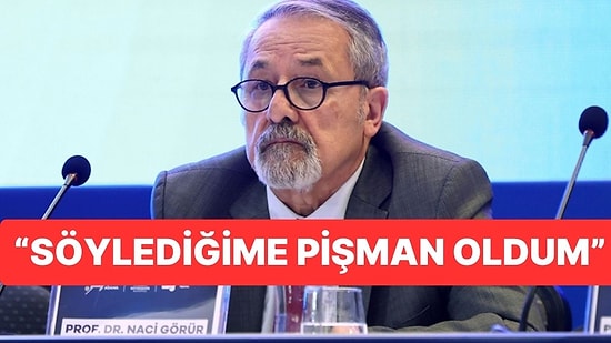 Prof. Dr. Naci Görür, Bu Kez Sert Çıktı: "Keşke Söylemeseydik, Pişman Oldum"