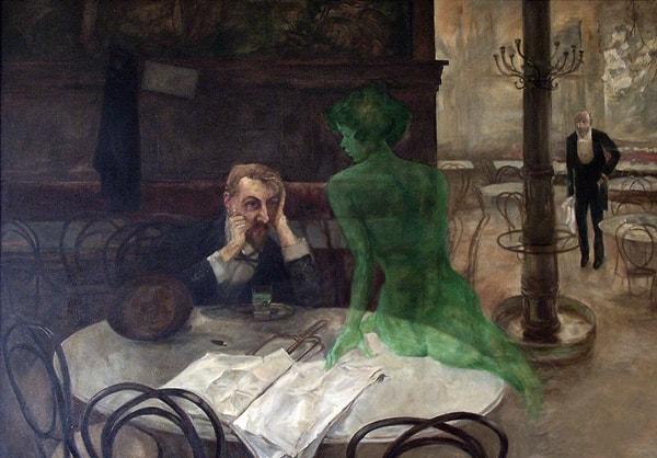 11. Çek Cumhuriyeti: "The Absinthe Drinker" - Viktor Oliva (1901)