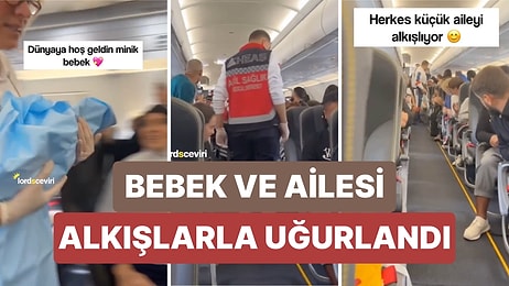 Uçakta Hamile Bir Kadının Sancısı Tutunca Acil Sağlık Ekipleri Eşliğinde Doğum Gerçekleşti