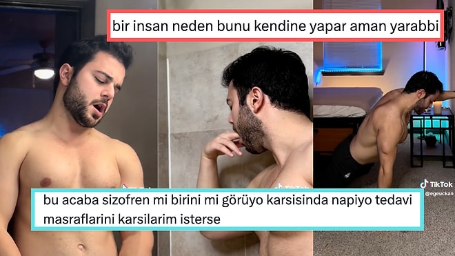 Absürt Tavırlarıyla İnsanı Cinsellikten Soğutan TikTok Fenomeni Son Videosuyla Libidomuzu Yerle Bir Etti!