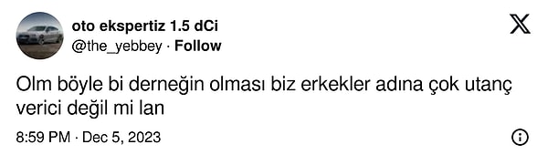 "Çok utanç verici değil mi?"