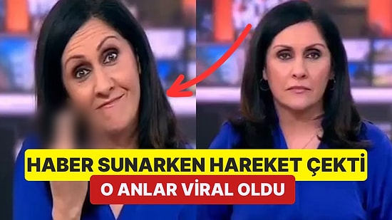 Canlı Yayında Haber Sunan Spikerin El Hareketi Çektiği Anlar Dünya Medyasında Viral Oldu