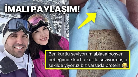 Ürünlerinde Kurt Çıktığı Söylenen Özlem Öz'e "Çocuğum da Ben de Kurt Severim" Diyen Takipçisi Mide Bulandırdı!