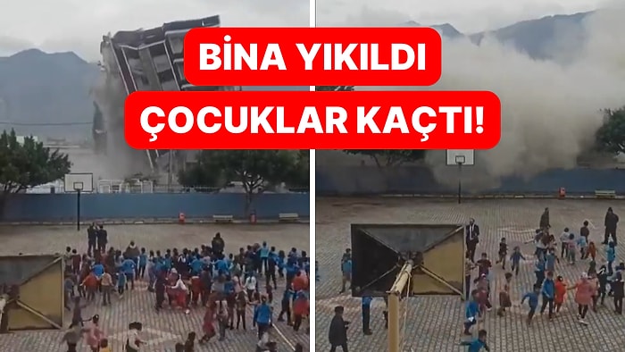 İskenderun'da Okul Saatinde Yapılan Yıkım Çocukları Korkuttu!