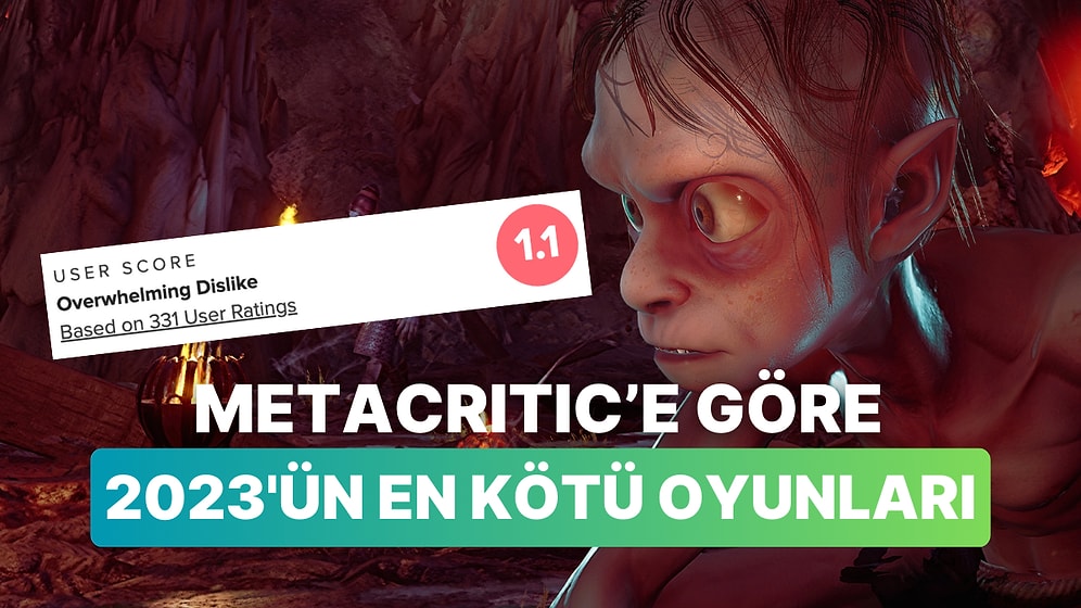 Müthiş Bir Oyun Yılı Olan 2023'ün Metacritic'e Göre En Kötü Oyunları