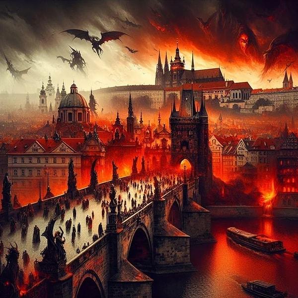 4. Şeytani güçler tarafından ele geçirilen Prag.