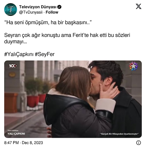 İşte Yalı Çapkını'nın son bölümüne gelen tepkiler: