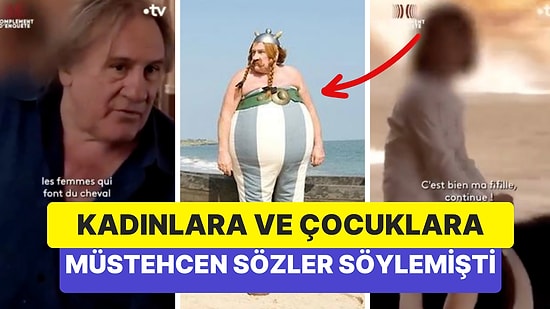 Fransız Aktör Gerard Depardieu Kadınlara Yönelik Cinsel Taciz İddialarıyla Gündeme Geldi!