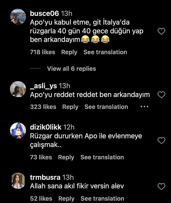 Dizi seyircileri de Alev'in kafası gibi Rüzgar ve Apo arasında gidip geldi.