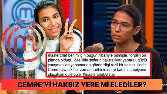 MasterChef'te İddialı Konuşmalarıyla Dikkat Çeken Cemre'nin Elenmesine Sosyal Medyadan Yorum Yağdı!