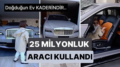 Çıta İyice Yükseliyor! Kenan Sofuoğlu'nun Oğlu Zayn Şimdi de 25 Milyonluk Elektrikli Roll-Royce'u Kullandı