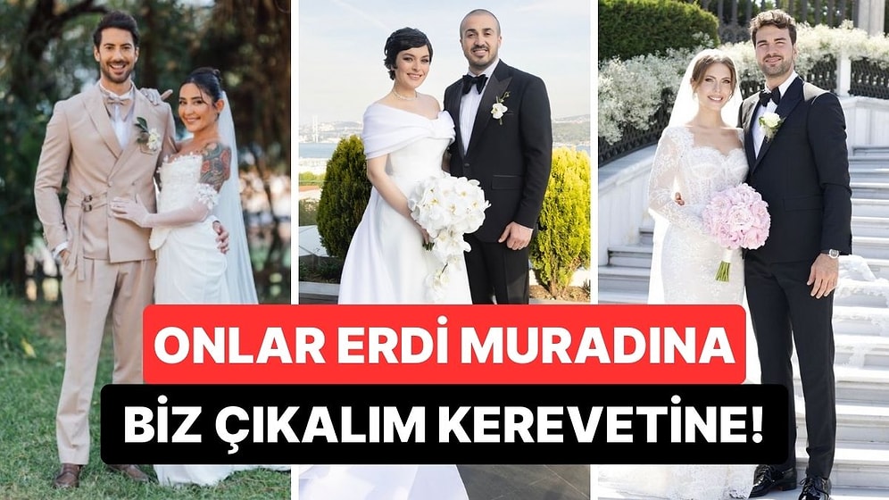 Allah Bir Yastıkta Kocatsın! 2023'te İlişkilerini Bir Sonraki Boyuta Taşıyarak Dünyaevine Giren 21 Ünlü!