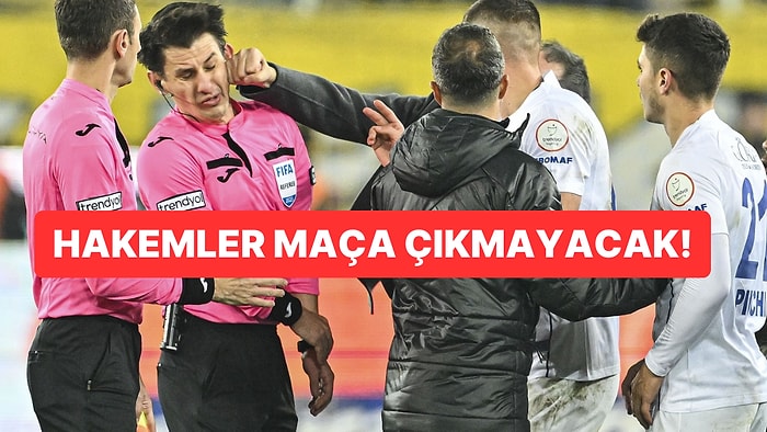 TFF’den Saldırı Sonrası İlk Aksiyon: Hakemler Maça Çıkacak mı?