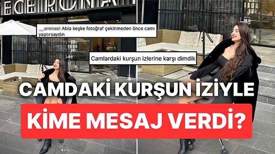 Ece Ronay'ın Güzellik Merkezinin Önünde Verdiği Pozlarda Kurşun Detayı Kafaları Karıştırdı