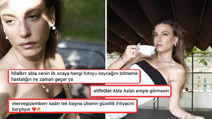 Güzelliğiyle Parmak Isırtan Serenay Sarıkaya, Yeni Pozlarıyla Yine Çok Konuşuldu