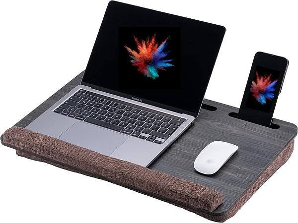 10. Vigo Wood - LS021 Minderli 15,6" ve 17,3" Laptop Sehpası