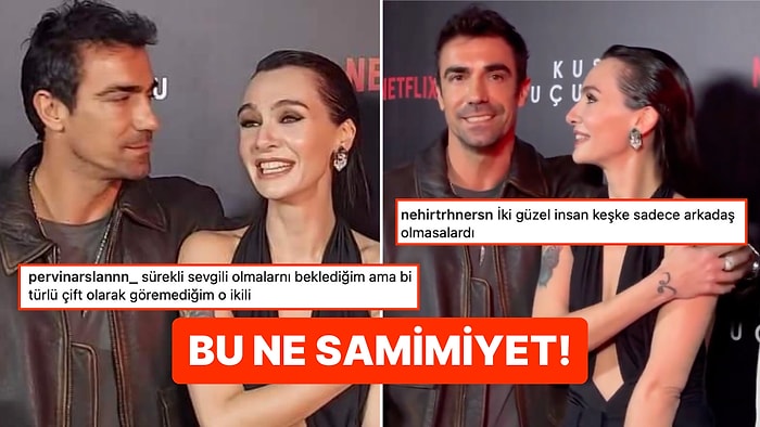 Kuş Uçuşu 2 Galasında İbrahim Çelikkol Ve Birce Akalay'ın Samimi Halleri "Yeter Artık Evlenin" Dedirtti