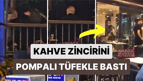 Adana'da Korkutan Saldırı! Çukurova'da Bir Şahıs Kahve Zincirini Pompalı Tüfekle Bastı