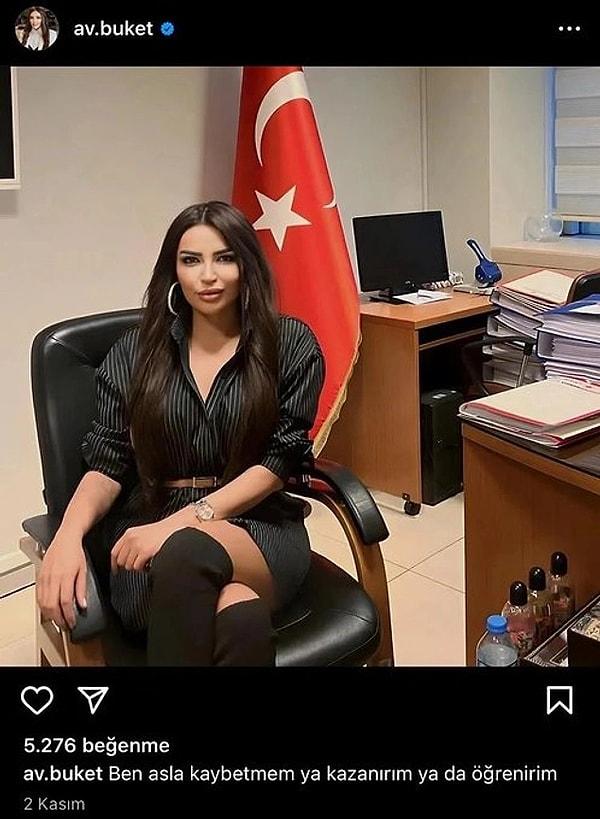 İstanbul Barosu’na bağlı avukat Buket Nurşah Tekışık’ın, Çağlayan Adliyesi’nde görevli bir savcının odasında çektirdiği pozları sosyal medyada paylaşması sonrasında Başsavcılık soruşturma başlattı.