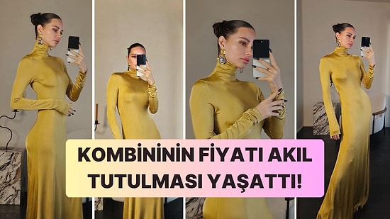 Yasemin Özilhan'ın Servet Değerindeki Yeşil Saten Elbisesinin Fiyatı Görenlere Kısa Süreli Bir Şok Yaşattı!