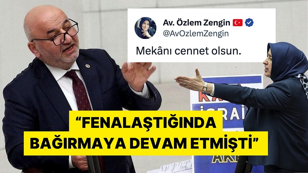 Hayatını Kaybeden Milletvekiline Başsağlığı Dileyen AK Partili Özlem Zengin'e Tepkiler Gecikmedi