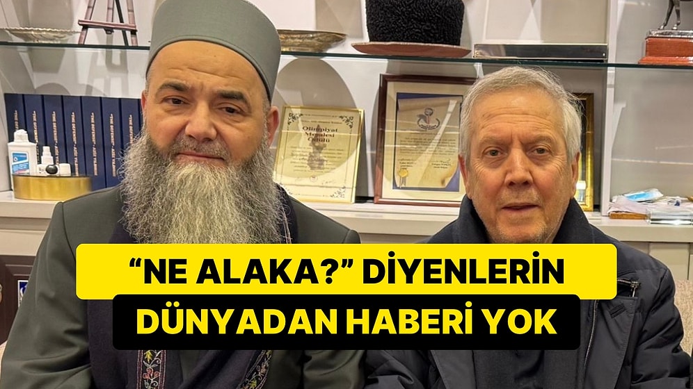 Cübbeli Ahmet ile Fenerbahçe'nin Eski Başkanı Aziz Yıldırım'ın Bir Araya Gelmesi Sosyal Medyanın Dilinde