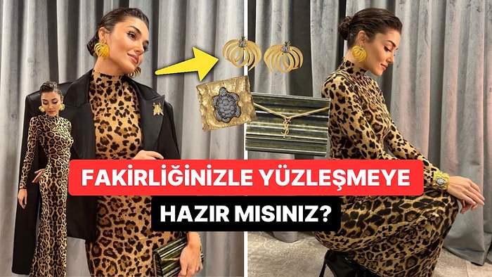 Hamilelik İddialarıyla Ortalığı Karıştıran Hande Erçel’in Leopar Kombinin Fiyatı Fakirliğimizi Yüzümüze Vurdu