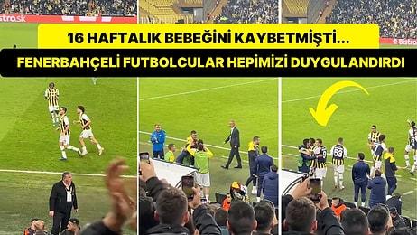 Fenerbahçeli Futbolcuların Golün Ardından Haftalık Bebeğini Kaybeden Umut Nayir'e Koştuğu Duygusal Anlar