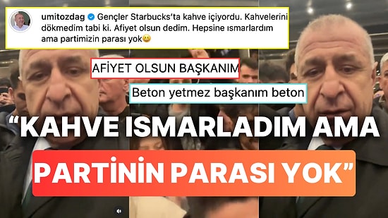 Starbucks'ta Oturan Gençleri Görünce Yanlarına Gidip Kahve Ismarlayan Ümit Özdağ'ın Kahreden Açıklaması