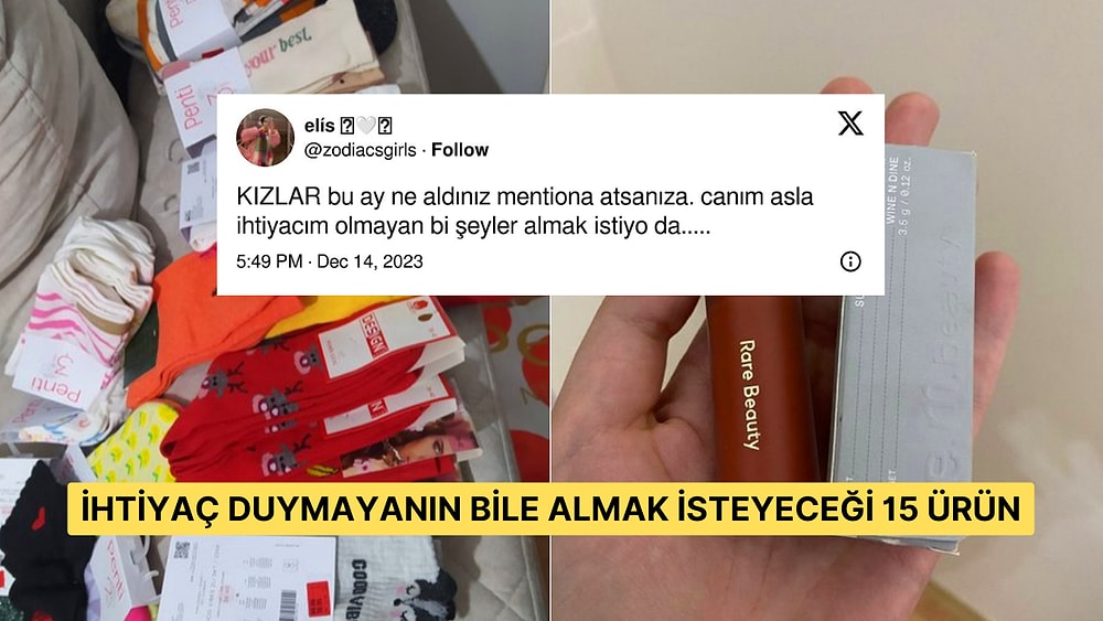 Twitter Kullanıcıları Bu Ay Neler Satın Aldı? İhtiyacınız Olmasa Bile Almak İsteyeceğiniz 15 Ürün