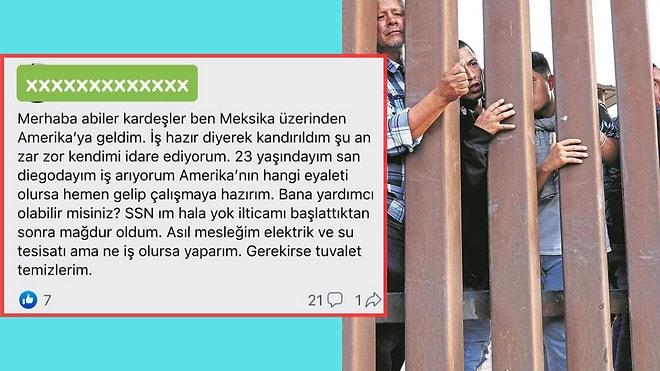 Durumları Çok Kötü! Amerika'ya Kaçak Yollarla Giden Türklerin Yardım Mesajlarına Bakmalısınız