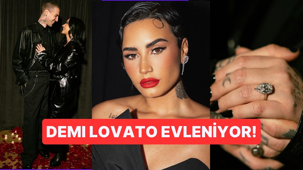 Gösterişli Nişan Yüzüğünden, Nişanlısına: Evliliğe Adım Atan Demi Lovato’nun Paylaşımı Düşman Çatlattı