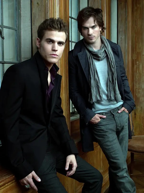 10. Paul Wesley ve Ian Somerhalder- The Vampire Diaries (2009)