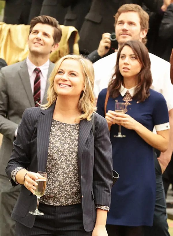 13. Amy Poehler, Aubrey Plaza ve Adam Scott - Parks and Recreation (2015)