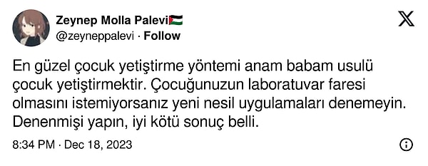 Bir çok kullanıcı "terlik" olmasa da "anam babam usulü disiplin" önerdi.