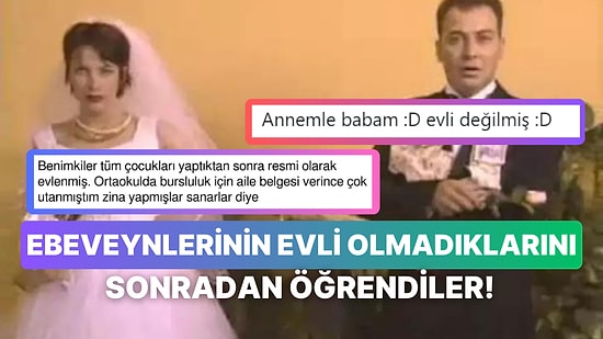 Anne Babalarının Evli Olmadığını Yıllar Sonra Öğrenip Hayatlarının Şokunu Yaşayan Kullanıcılar