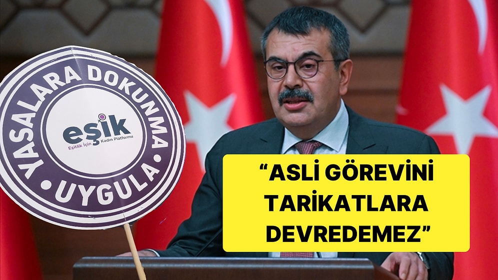 EŞİK Milli Eğitim Bakanı'nı İstifaya Çağırdı: Bakanlık Asli Görevini Tarikat ve Cemaatlere Devredemez