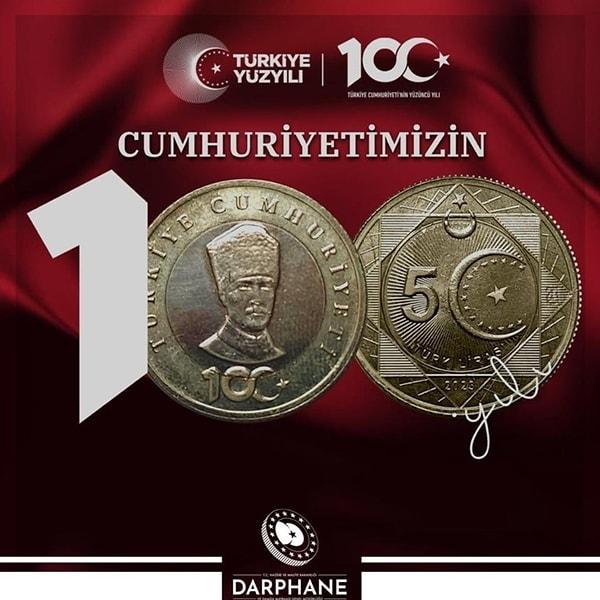 Sosyal medyada gündem olan 5 TL'lik madeni paralardaki rölyefin Atatürk'e benzemediği iddiaları sonrasında, Darphane yetkilileri açıklama yaptı.