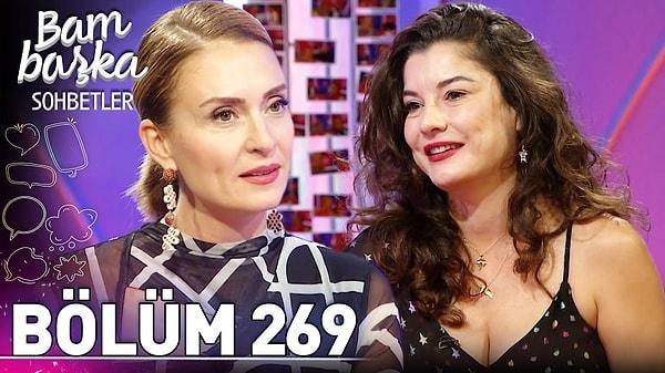 NTV'de Bambaşka Sohbetler programını sunan Ceyda Düvenci, programına Yalı Çapkını dizisinin Sultan'ı İrem Altuğ'u konuk etti.